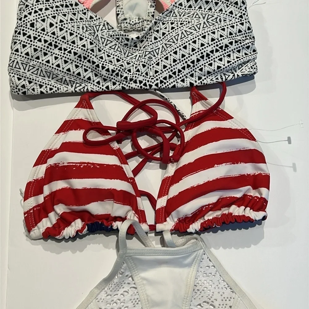 Bikini Swim tops bundle size medium NWOT